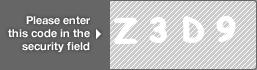 captcha code for visual authentication  letter Z number 3 letter D number 9