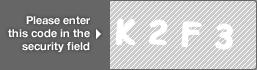 captcha code for visual authentication  letter K number 2 letter F number 3