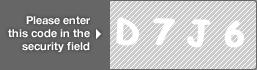 captcha code for visual authentication  letter D number 7 letter J number 6