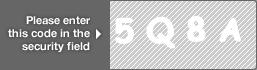 captcha code for visual authentication  number 5 letter Q number 8 letter A