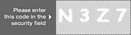 captcha code for visual authentication  letter N number 3 letter Z number 7