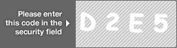 captcha code for visual authentication  letter D number 2 letter E number 5