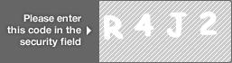 captcha code for visual authentication  letter R number 4 letter J number 2