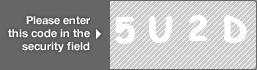 captcha code for visual authentication  number 5 letter U number 2 letter D
