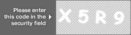 captcha code for visual authentication  letter X number 5 letter R number 9