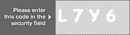 captcha code for visual authentication  letter L number 7 letter Y number 6