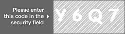 captcha code for visual authentication  letter Y number 6 letter Q number 7