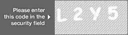 captcha code for visual authentication  letter L number 2 letter Y number 5