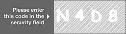 captcha code for visual authentication  letter N number 4 letter D number 8