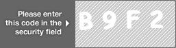 captcha code for visual authentication  letter B number 9 letter F number 2