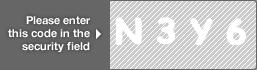 captcha code for visual authentication  letter N number 3 letter Y number 6