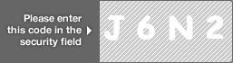 captcha code for visual authentication  letter J number 6 letter N number 2