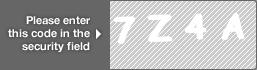captcha code for visual authentication  number 7 letter Z number 4 letter A
