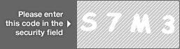 captcha code for visual authentication  letter S number 7 letter M number 3