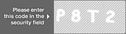 captcha code for visual authentication  letter P number 8 letter T number 2