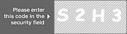 captcha code for visual authentication  letter S number 2 letter H number 3
