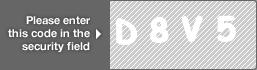 captcha code for visual authentication  letter D number 8 letter V number 5