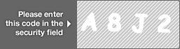 captcha code for visual authentication  letter A number 8 letter J number 2